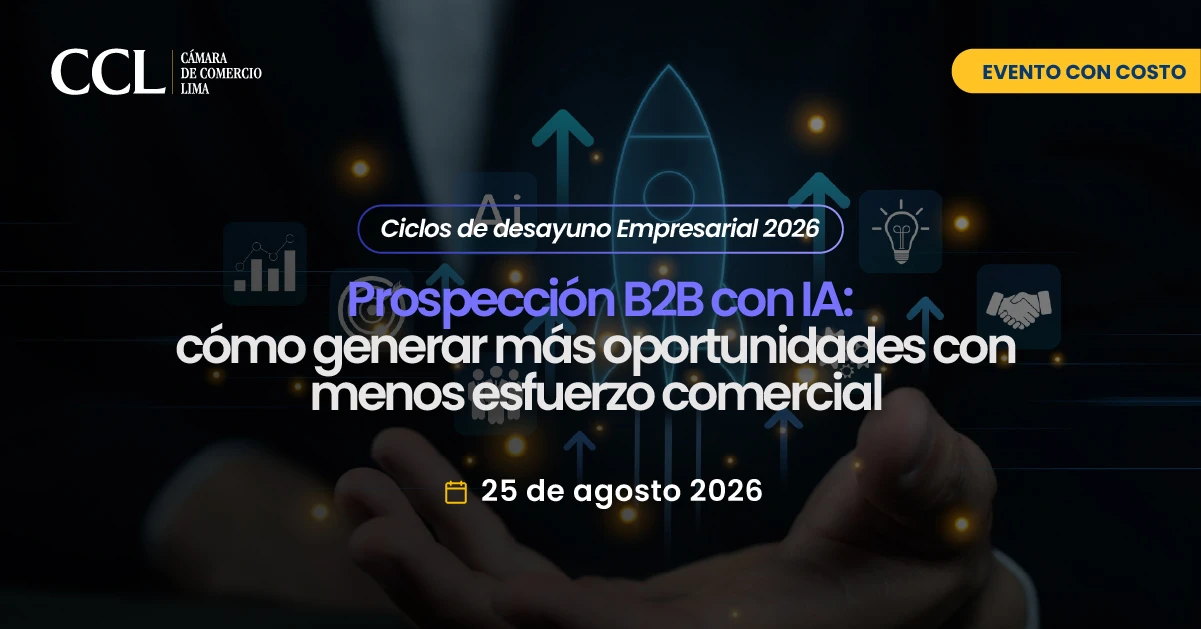 25° desayuno empresarial: Prospección B2B con IA: cómo generar más oportunidades con menos esfuerzo comercial